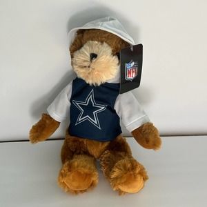 NWT Dallas Cowboys Football NFL Hoodie Stuffed Plush Bear Animal 2019